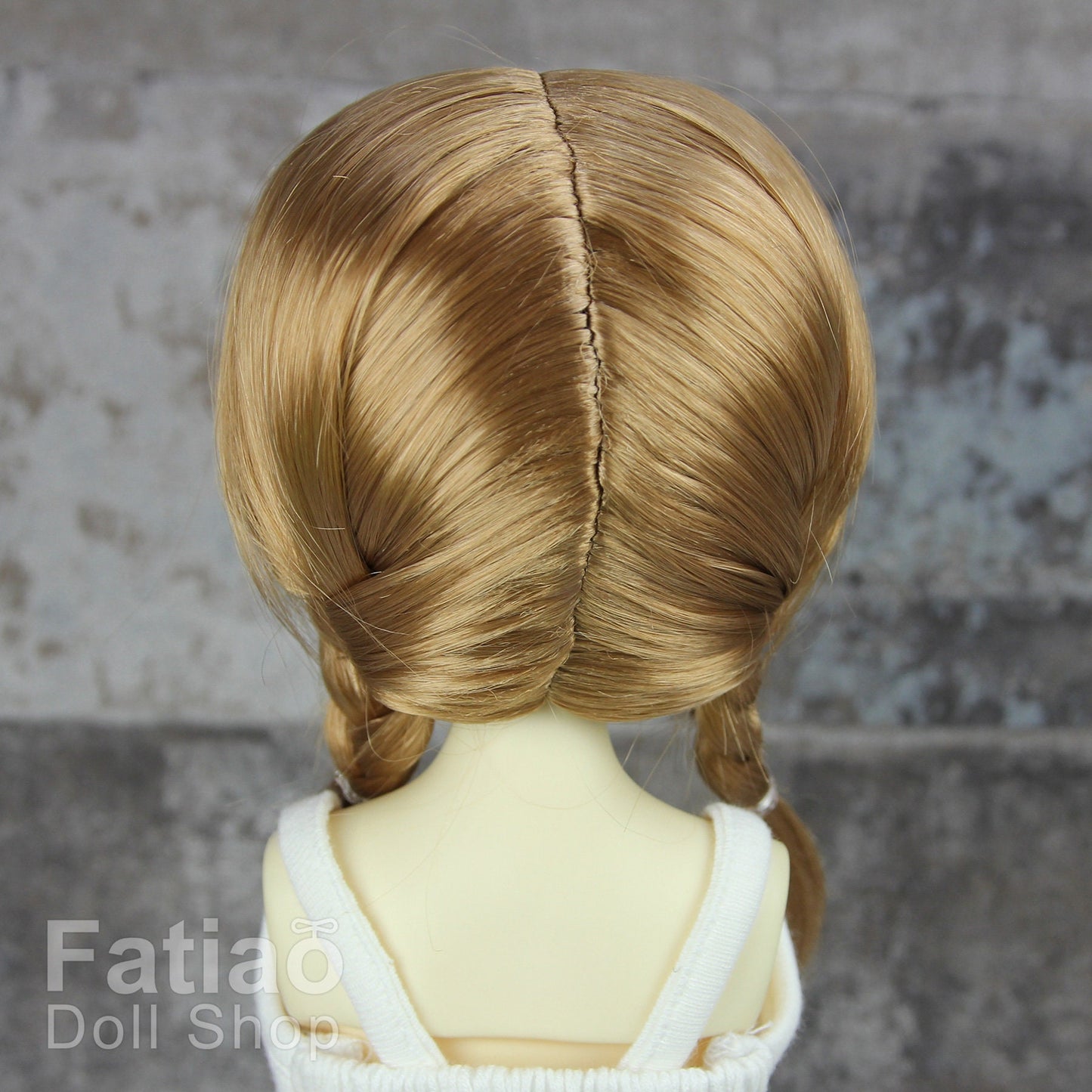 Fatiao - New Dollfie MSD Kaye Wiggs little darling doll 1/4 BJD Size 7-8 inch Dolls Wig - Ocher