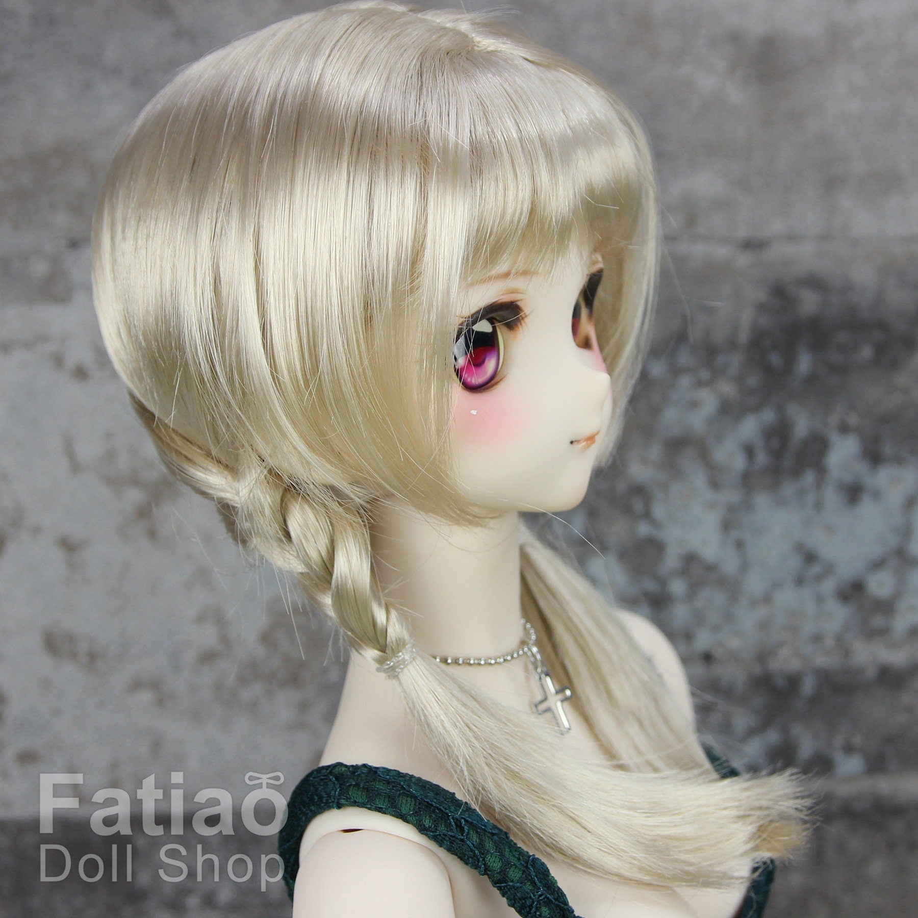 Fatiao - New Dollfie SD DD 1/3 BJD Dolls Wig size 8-9" - Linen Gold