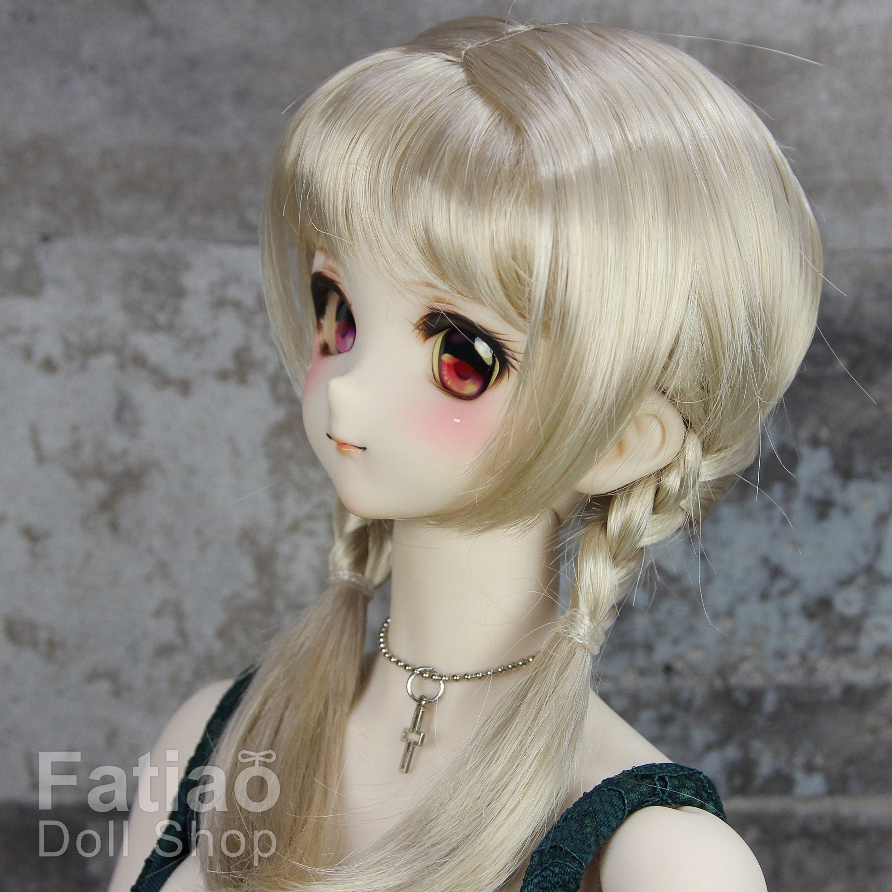Fatiao - New Dollfie SD DD 1/3 BJD Dolls Wig size 8-9" - Linen Gold