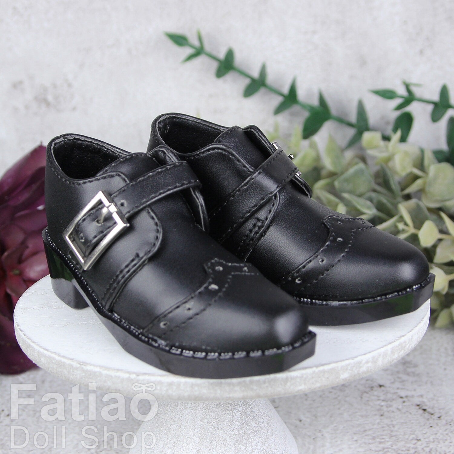 Fatiao - 13/17SD Uncle BJD Supper dollfie Dolls Oxford Shoes - Black