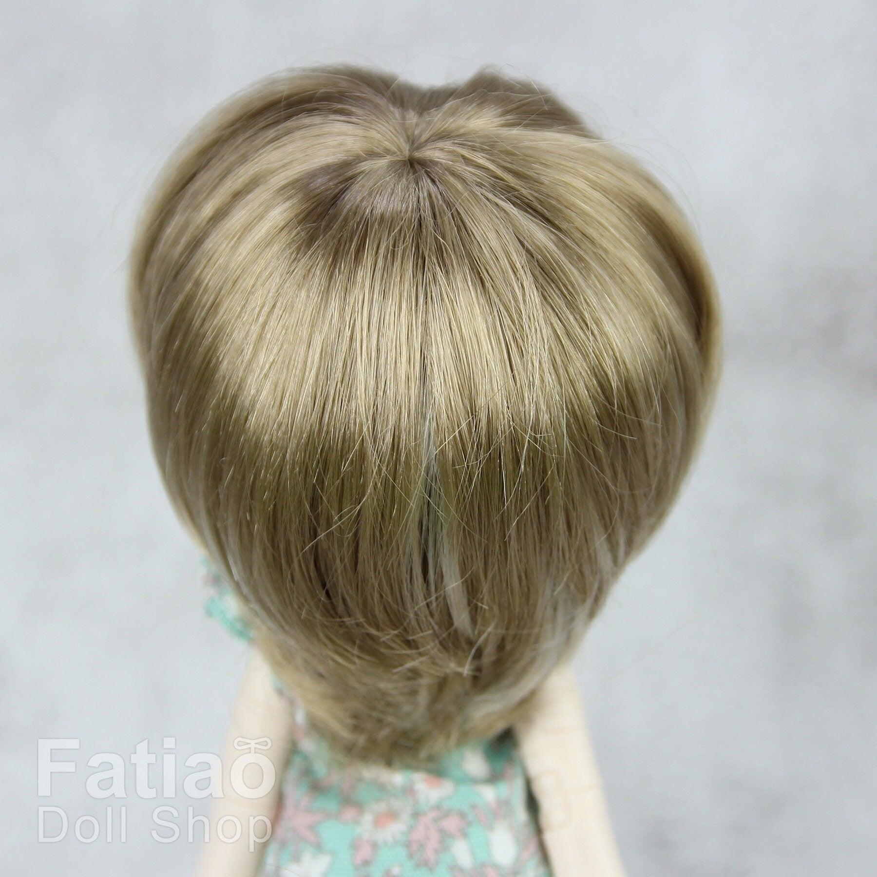 Fatiao - New Dollfie little pullip DAL Nendoroid BJD Dolls Wig - size 4-5" - Latte & Blonde