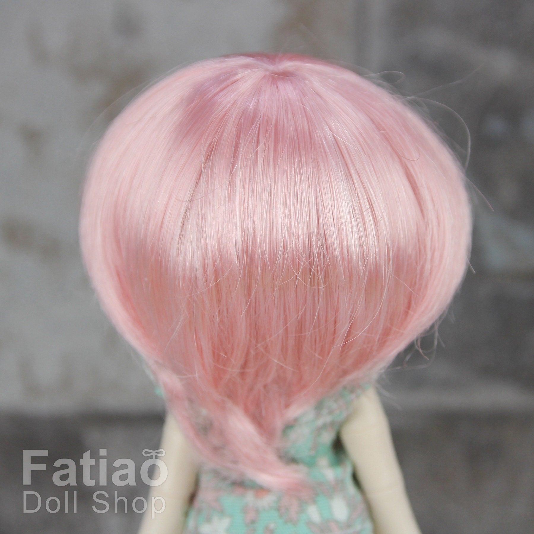 Fatiao - New Dollfie little pullip DAL Nendoroid BJD Dolls Wig - size 4-5" - Pink
