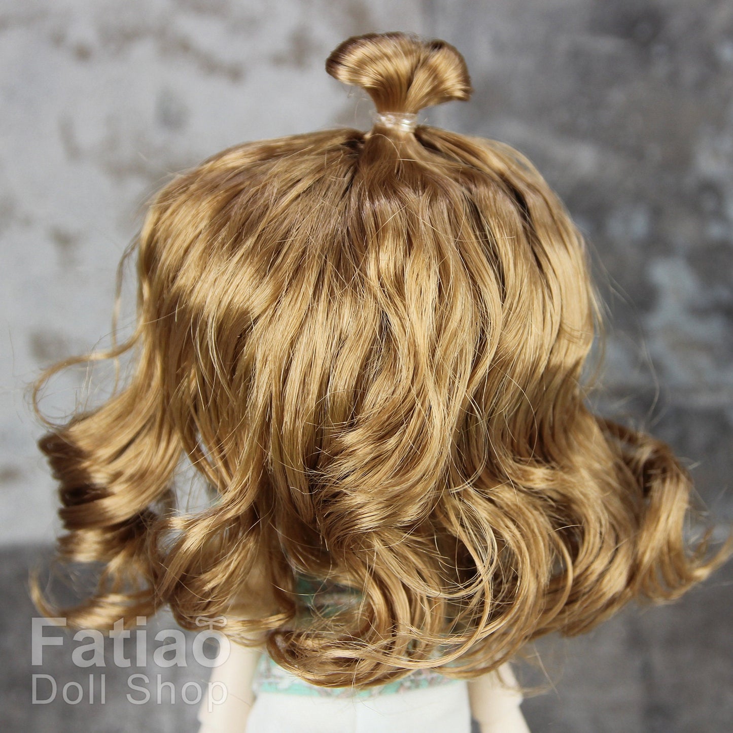 Fatiao - New Dollfie little pullip DAL Nendoroid BJD Dolls Wig - size 4-5" - Ocher