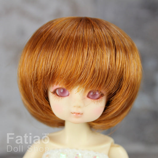 Fatiao - New Dollfie BJD Nendoroid / Little Dal Pullip / Dolls Wig - size 4-5" - Caramel