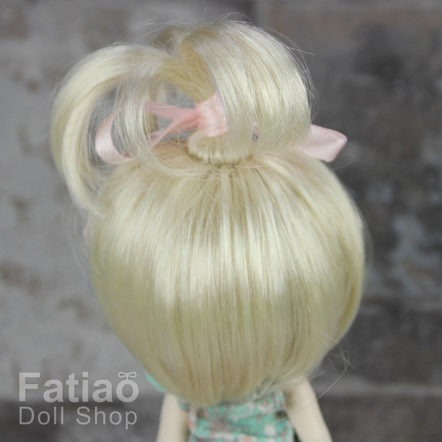 Fatiao - New Dollfie little pullip DAL Nendoroid BJD Dolls Wig - size 4-5" - Blonde