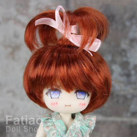 Fatiao - New Dollfie little pullip DAL Nendoroid BJD Dolls Wig - size 4-5" - Carrot
