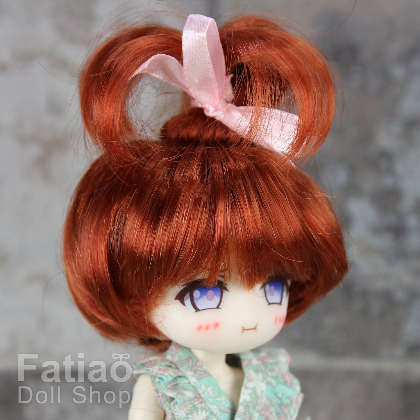 Fatiao - New Dollfie little pullip DAL Nendoroid BJD Dolls Wig - size 4-5" - Carrot