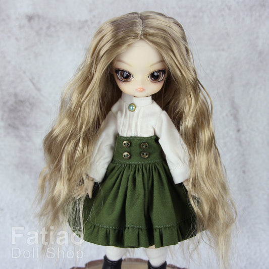 Fatiao - New Dollfie nendoroid Little Pullip & Dal BJD Dolls Wig - size 4-5" - Baby Brown