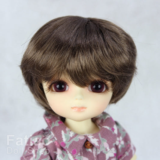 Fatiao - Dollfie Lati Yellow Pukifee Luts Tiny 5-6" BJD Doll Wig - umber