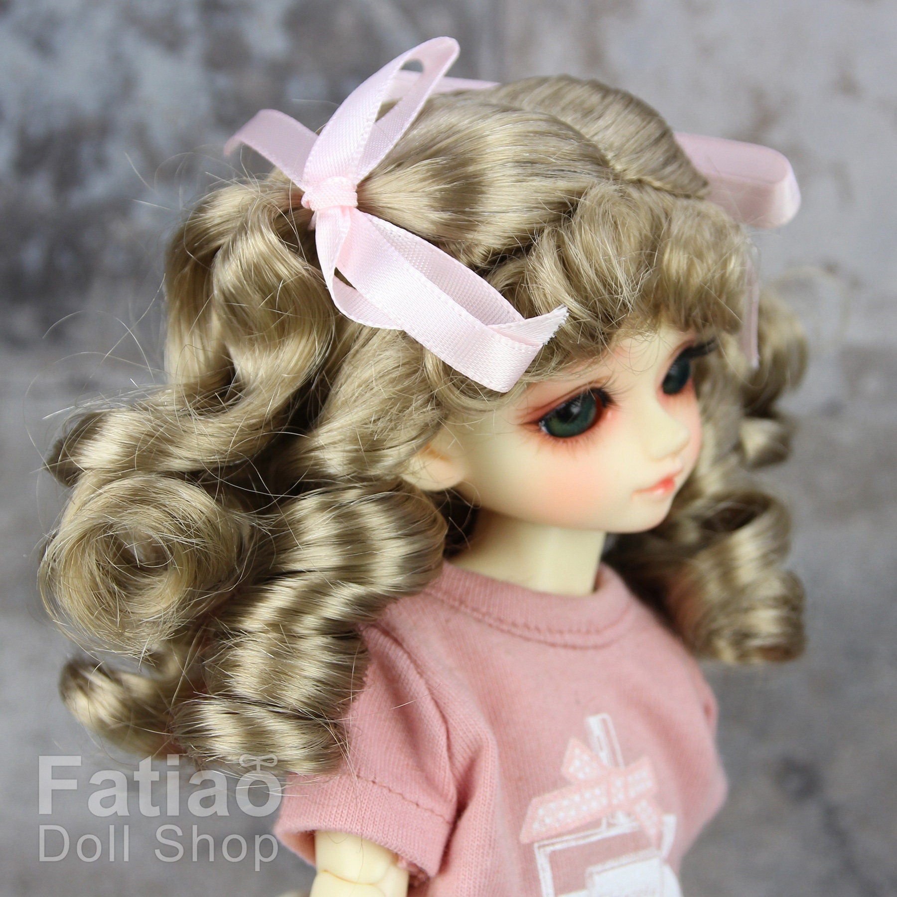 Fatiao - New Dolls Wig Dollfie Yo-SD 1/6 BJD 6-7" size Baby Brown