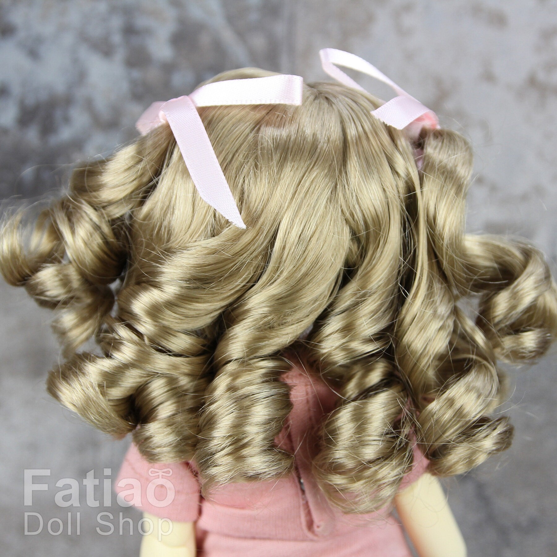 Fatiao - New Dolls Wig Dollfie Yo-SD 1/6 BJD 6-7" size Baby Brown