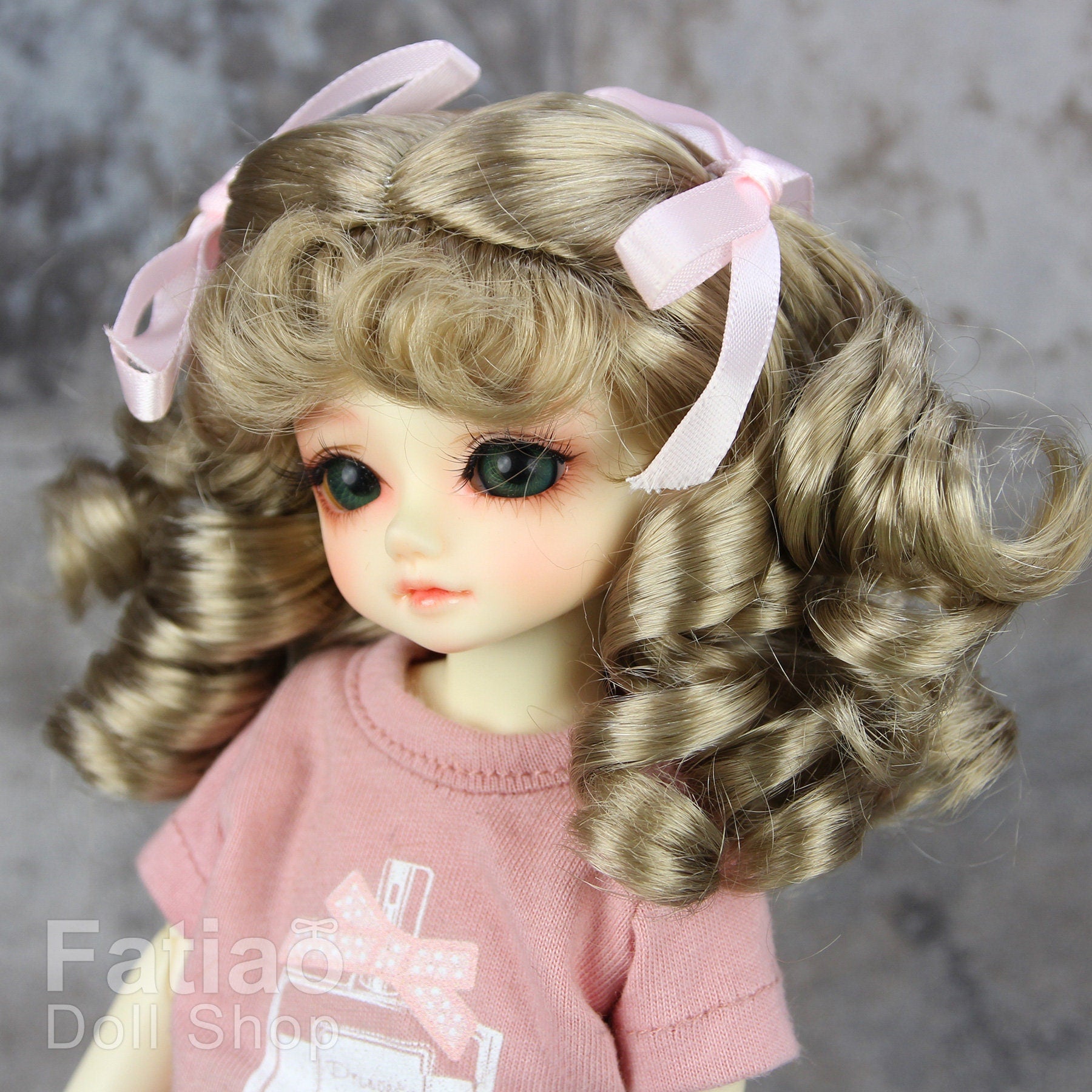 Fatiao - New Dolls Wig Dollfie Yo-SD 1/6 BJD 6-7" size Baby Brown