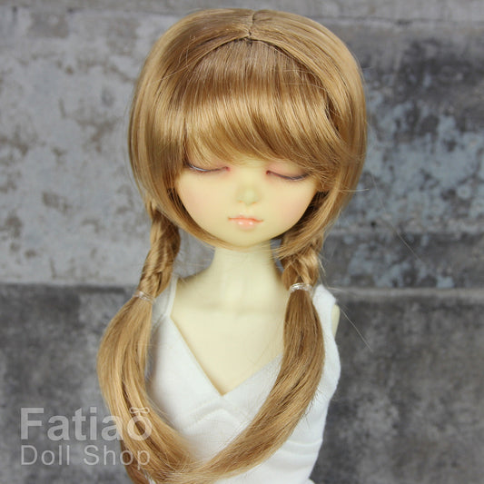 Fatiao - New Dollfie MSD Kaye Wiggs little darling doll 1/4 BJD Size 7-8 inch Dolls Wig - Ocher