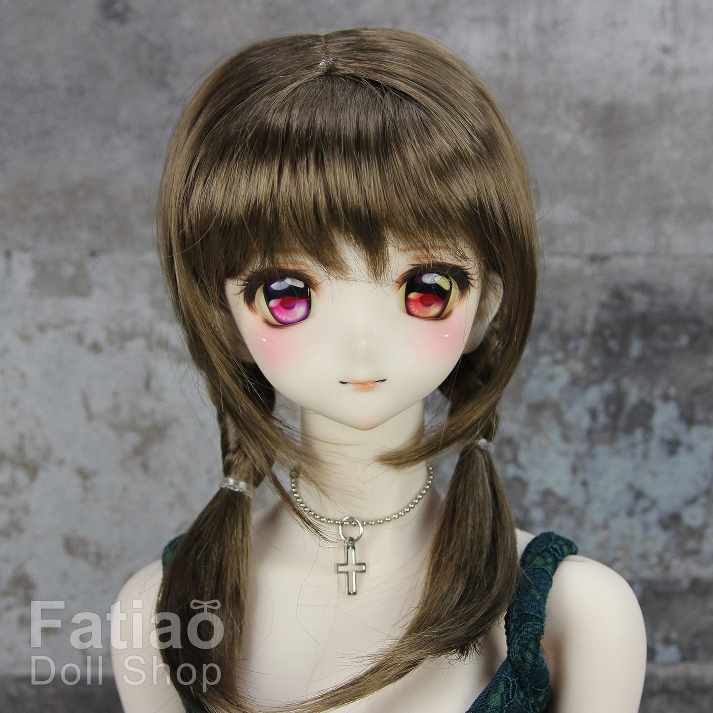 Fatiao - New Dollfie SD DD 1/3 BJD Dolls Wig size 8-9" - Umber