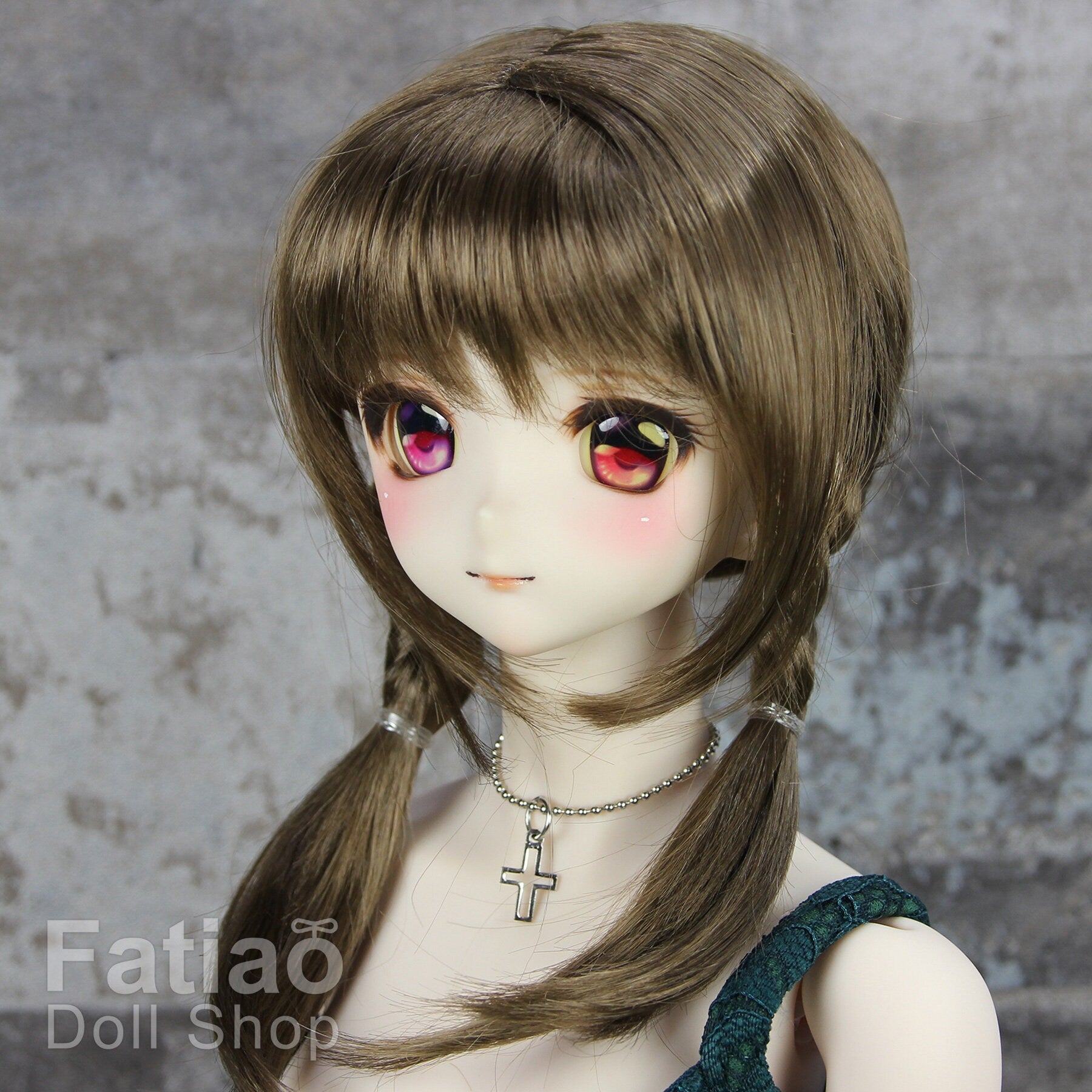 Fatiao - New Dollfie SD DD 1/3 BJD Dolls Wig size 8-9" - Umber