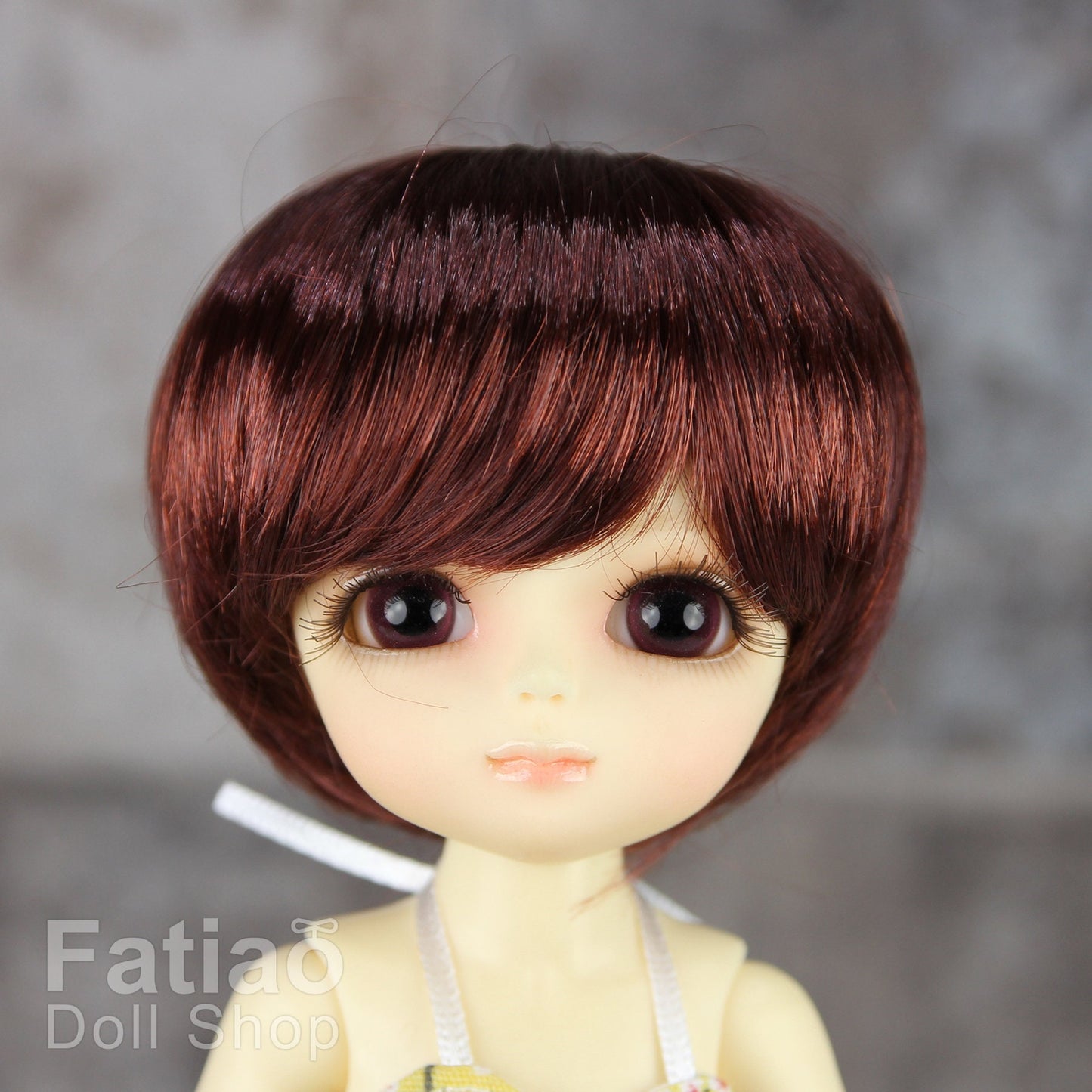 Fatiao - BJD Dollfie Lati Yellow Pukifee 5-6" Doll Wig - Chocolate