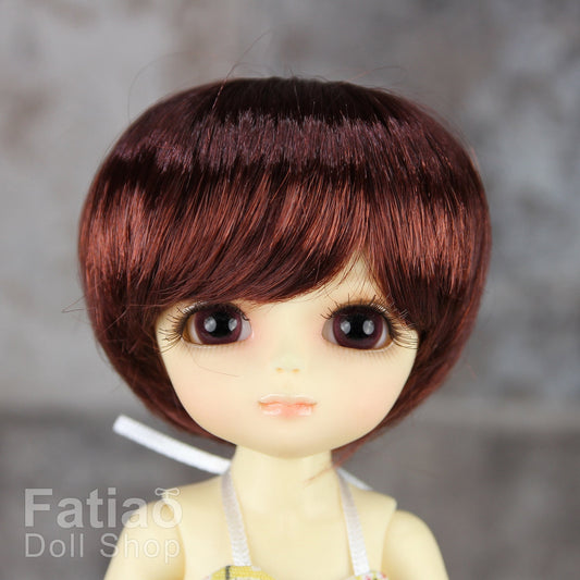 Fatiao - BJD Dollfie Lati Yellow Pukifee 5-6" Doll Wig - Chocolate
