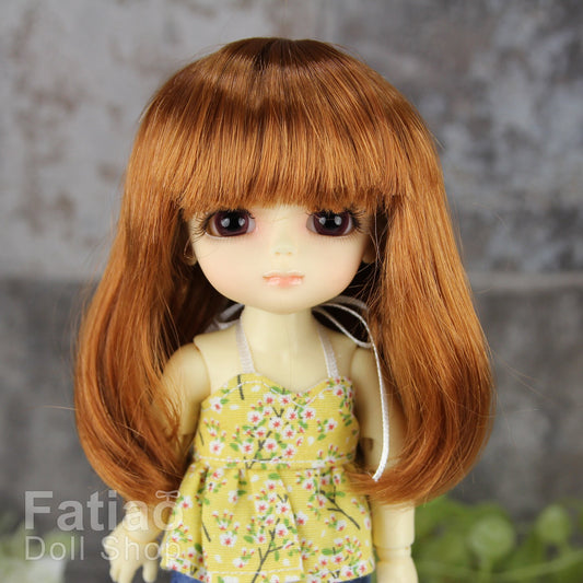 Fatiao - BJD Dollfie Lati Yellow Pukifee 5-6" Doll Wig - Caramel
