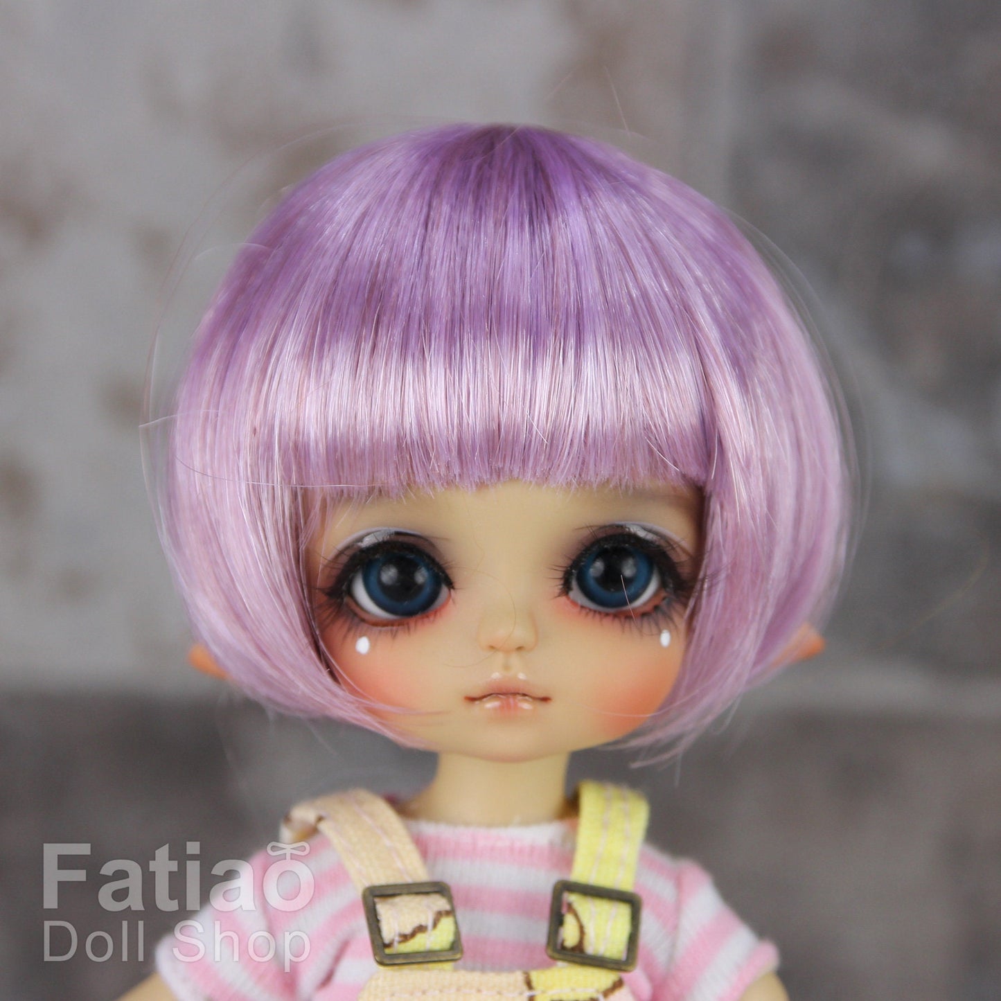 Fatiao - BJD Dollfie Lati Yellow Pukifee 5-6" Doll Wig - Purple potato
