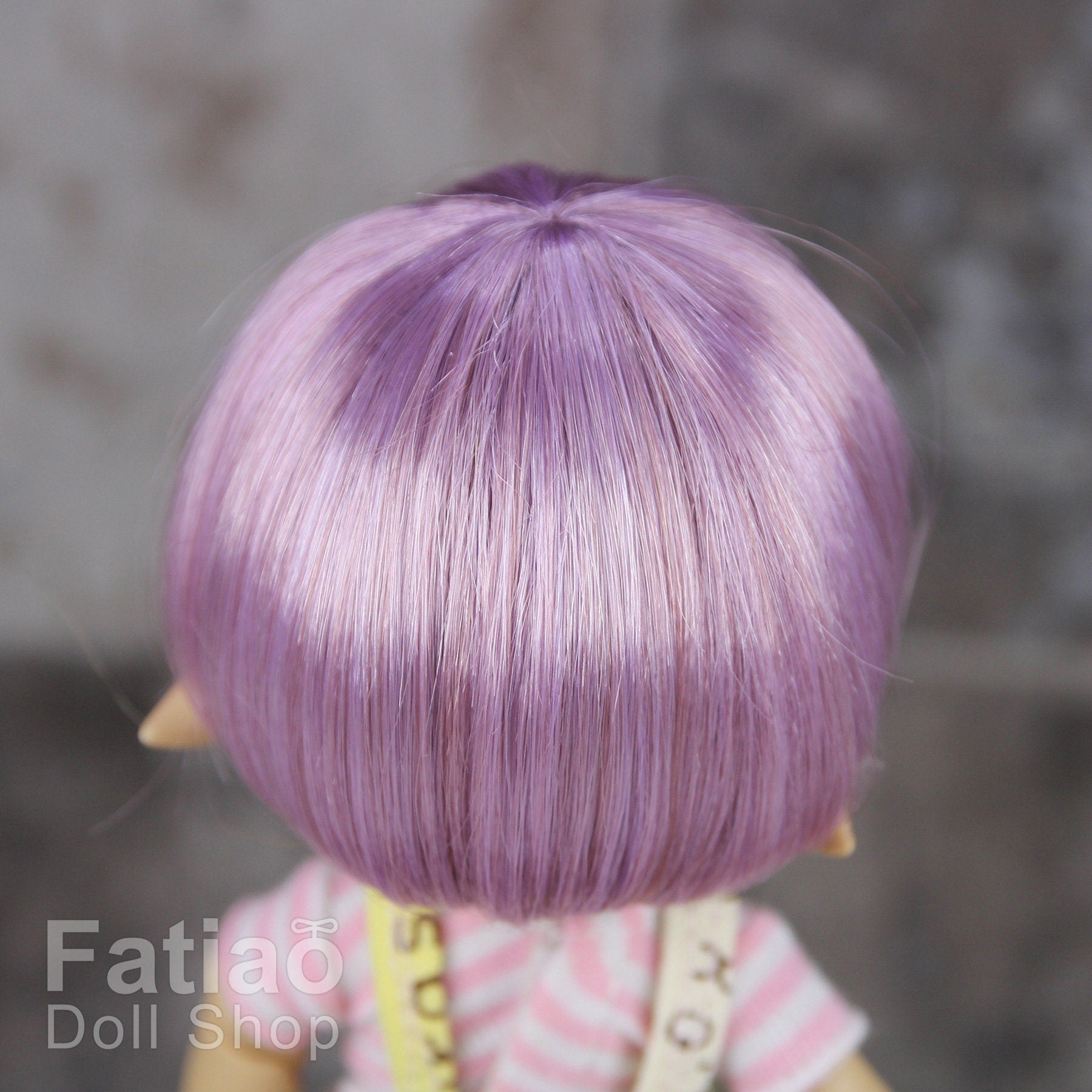 Fatiao - BJD Dollfie Lati Yellow Pukifee 5-6" Doll Wig - Purple potato