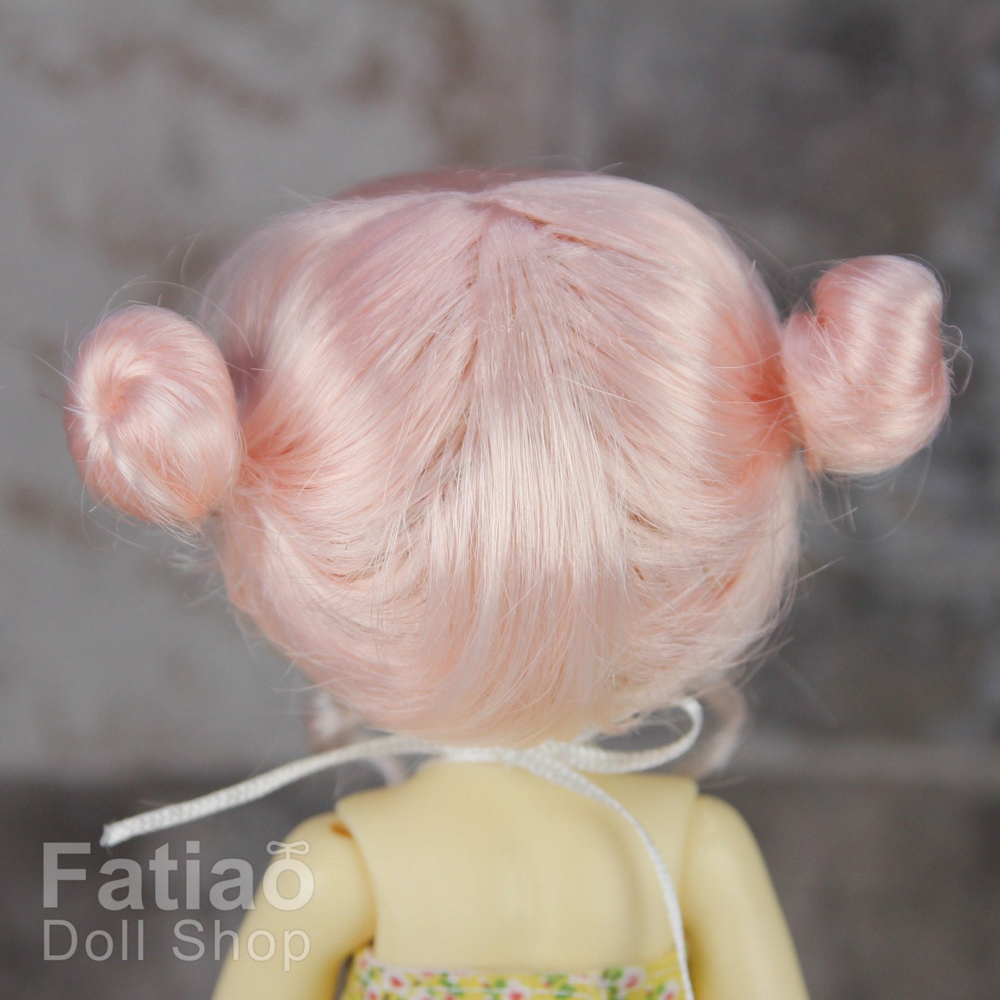 Fatiao - BJD Dollfie Lati Yellow Pukifee 5-6" Angel Doll Wig - Light Pink