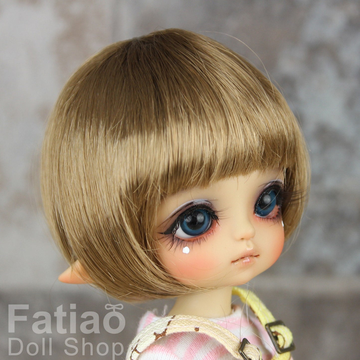 Fatiao - BJD Dollfie Lati Yellow Pukifee 5-6" Doll Wig - Latte