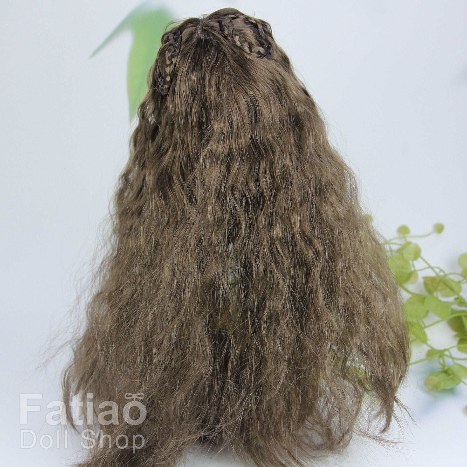 Fatiao - BJD Dollfie Lati Yellow Pukifee 5-6" Doll Wig - Umber