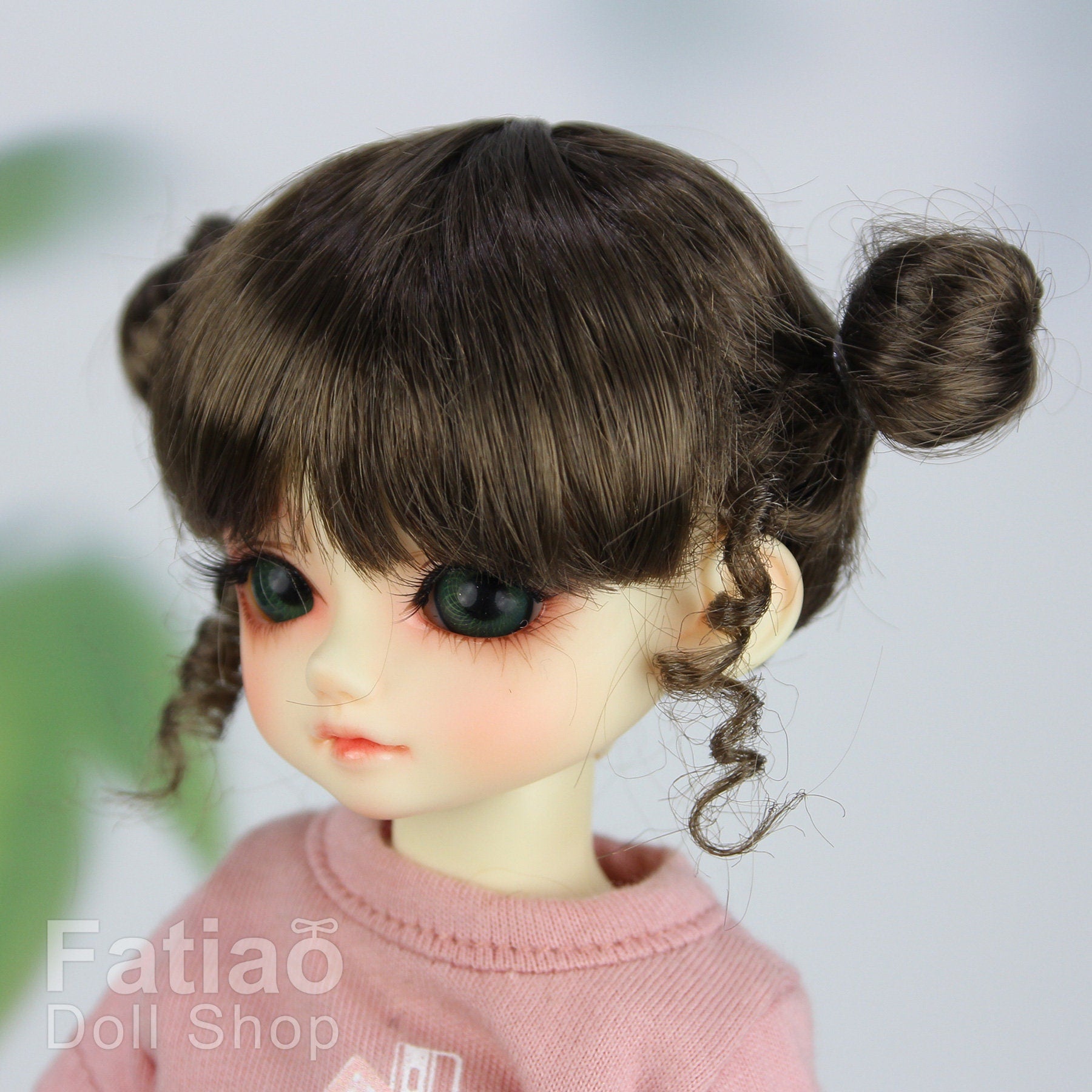 Fatiao - New Dollfie Yo-SD 1/6 BJD - Dolls Wig 6-7 inch - umber
