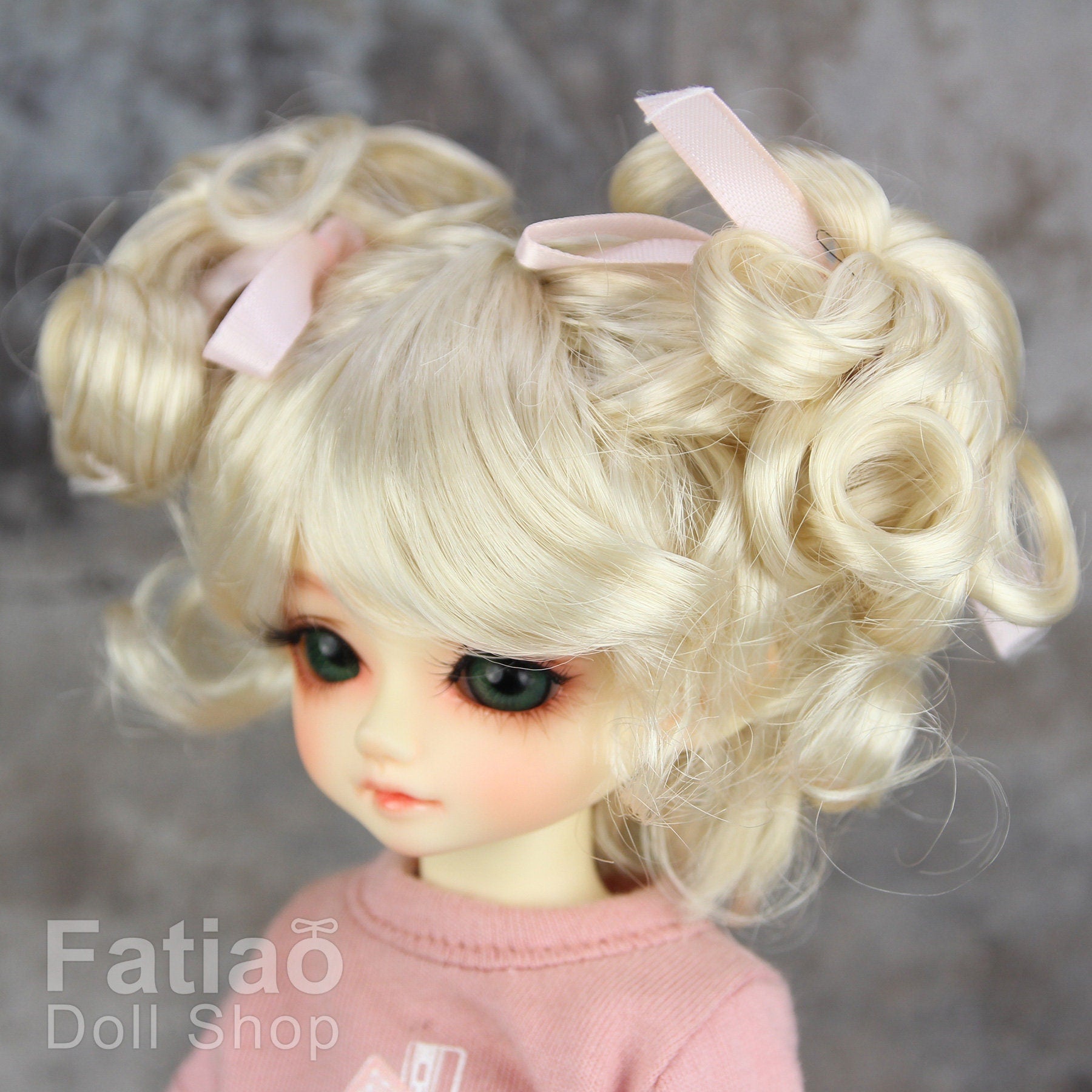 Fatiao - New Dollfie Yo-SD 1/6 BJD - Dolls Wig 6-7 inch - Blonde