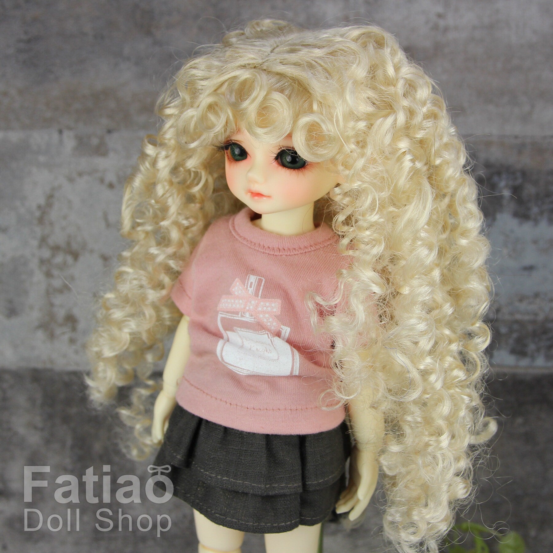 Fatiao - New Dolls Wig Dollfie Yo-SD 1/6 BJD 6-7" size Blonde