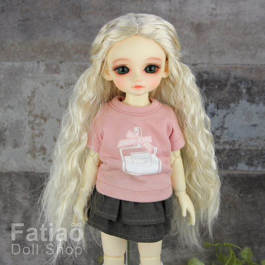 Fatiao - New Dolls Wig Dollfie Yo-SD 1/6 BJD 6-7" size Blonde