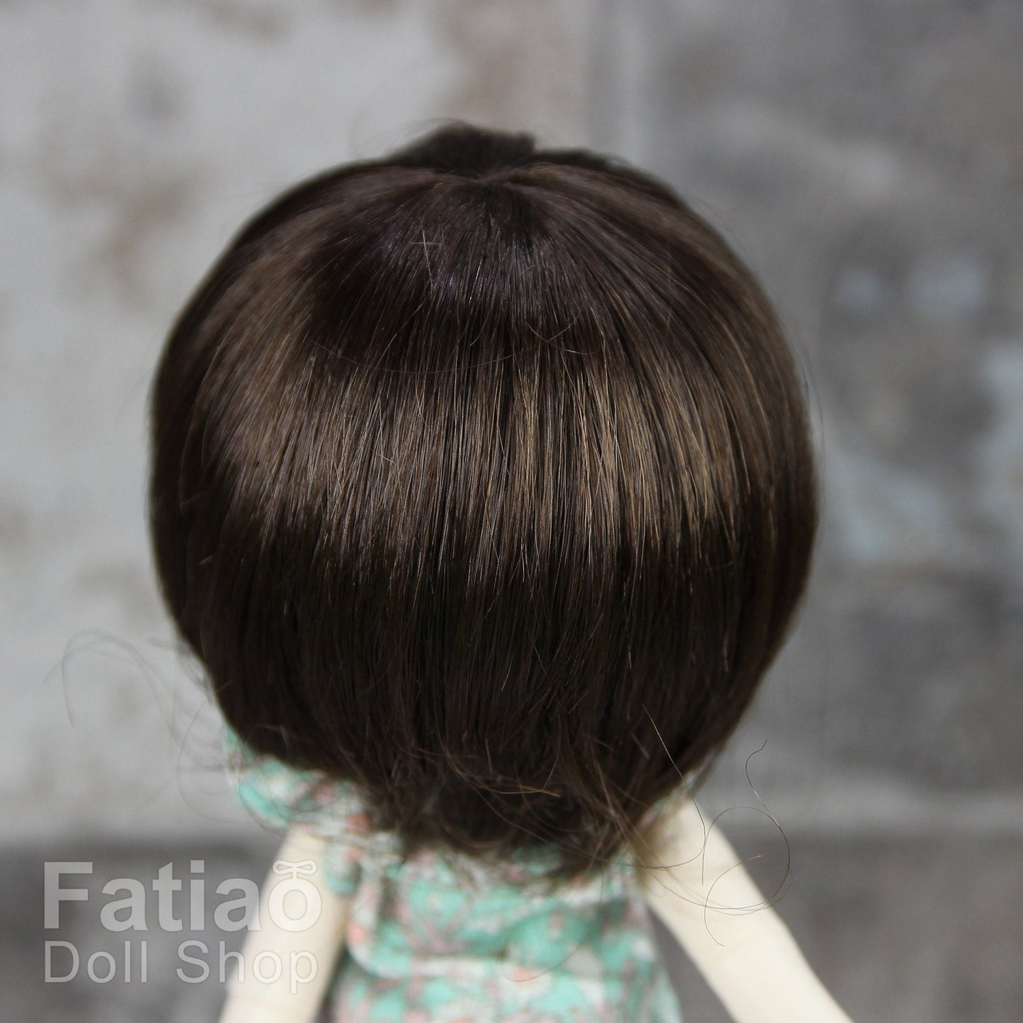 Fatiao - New Dollfie little pullip DAL Nendoroid BJD Dolls Wig - size 4-5" - Deep Brown