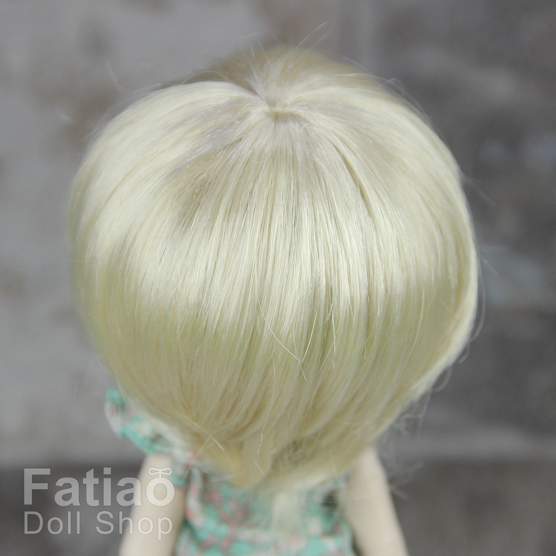 Fatiao - New Dollfie Bisou AI BJD Dolls Wig - size 4-5" - Blonde