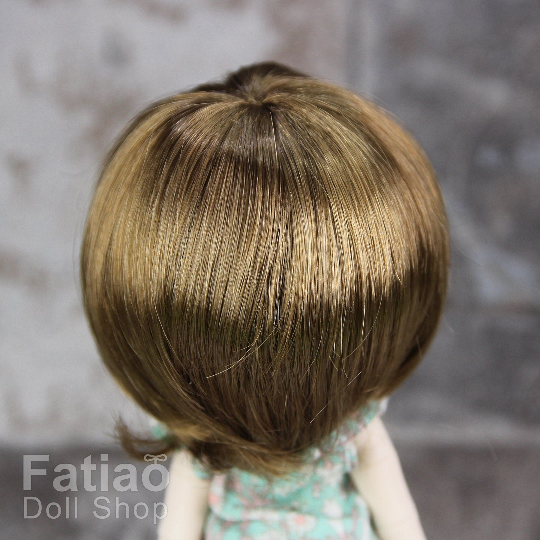 Fatiao - New Dollfie little pullip DAL Nendoroid BJD Dolls Wig - size 4-5 inch - Latte
