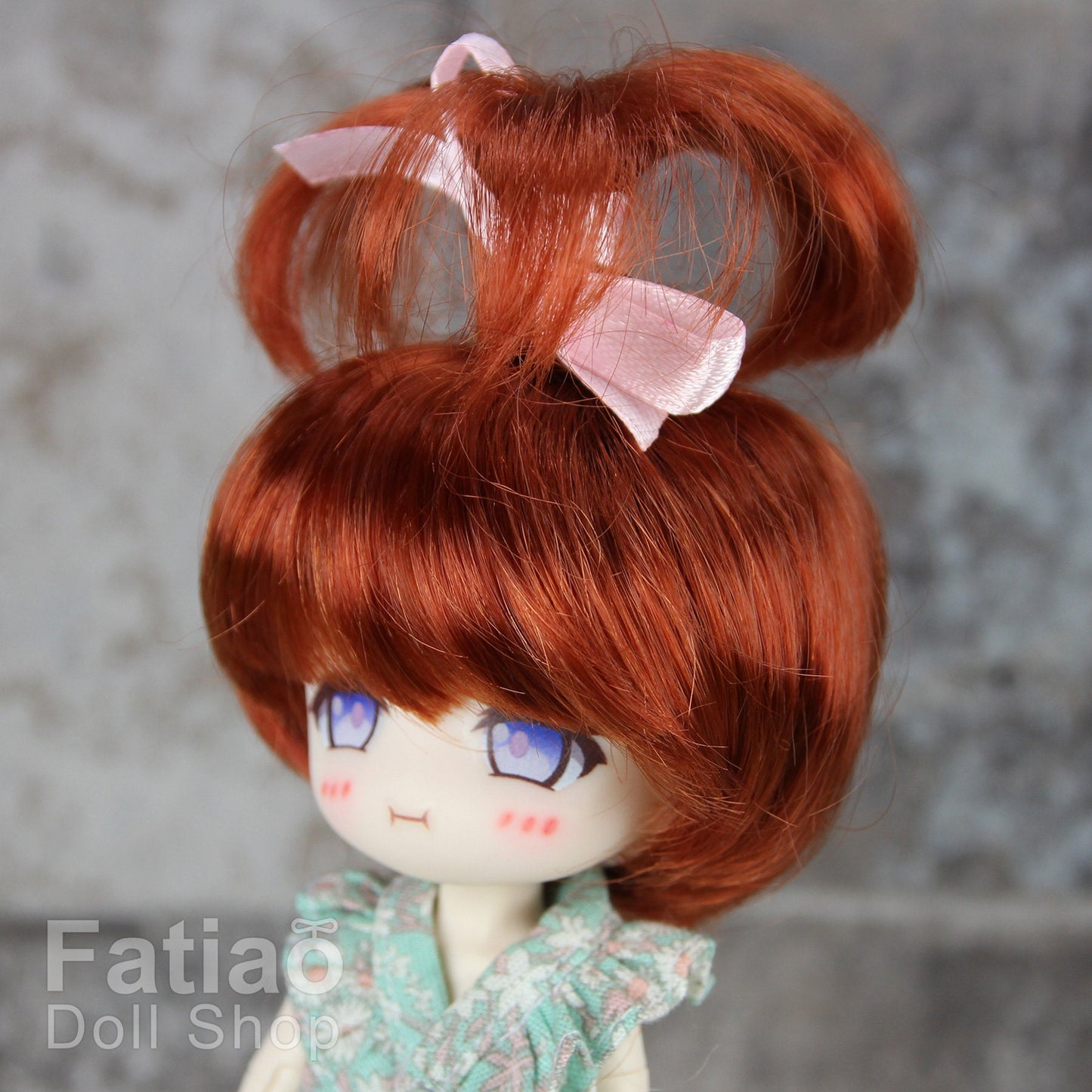 Fatiao - New Dollfie little pullip DAL Nendoroid BJD Dolls Wig - size 4-5" - Carrot