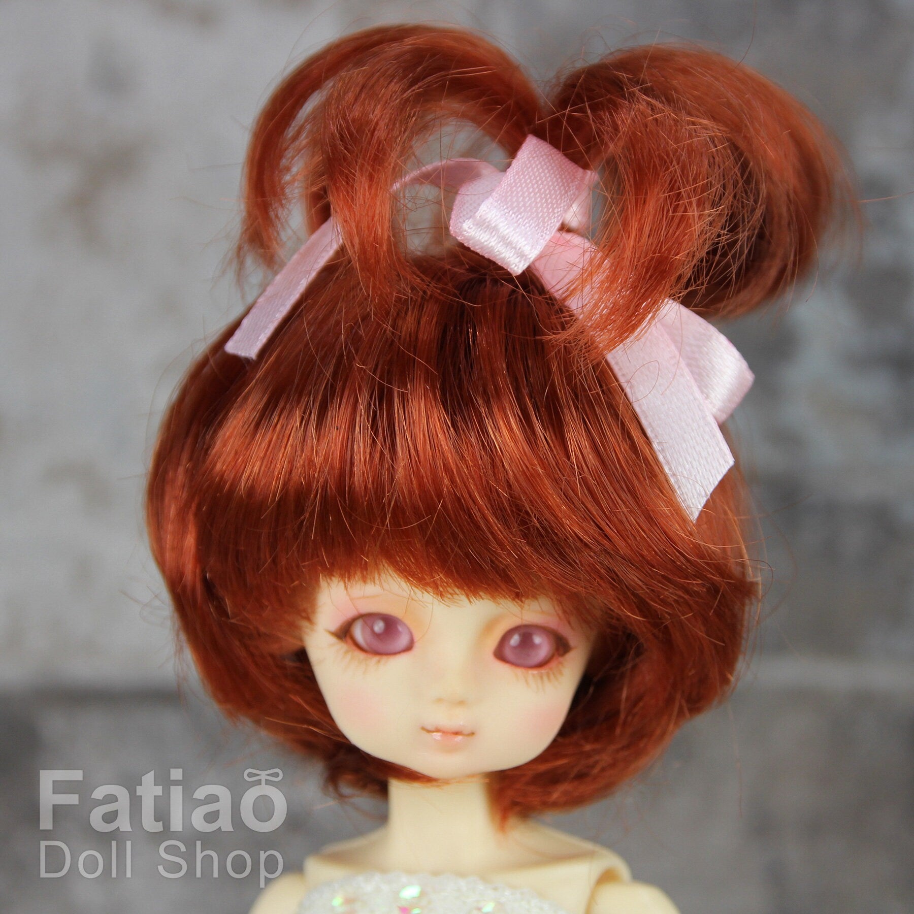 Fatiao - New Dollfie little pullip DAL Nendoroid BJD Dolls Wig - size 4-5" - Carrot