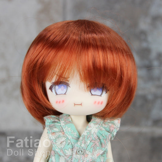 Fatiao - New Dollfie little pullip DAL Nendoroid BJD Dolls Wig - size 4-5" - Carrot