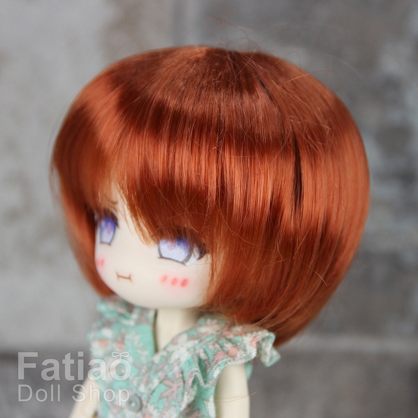 Fatiao - New Dollfie little pullip DAL Nendoroid BJD Dolls Wig - size 4-5" - Carrot