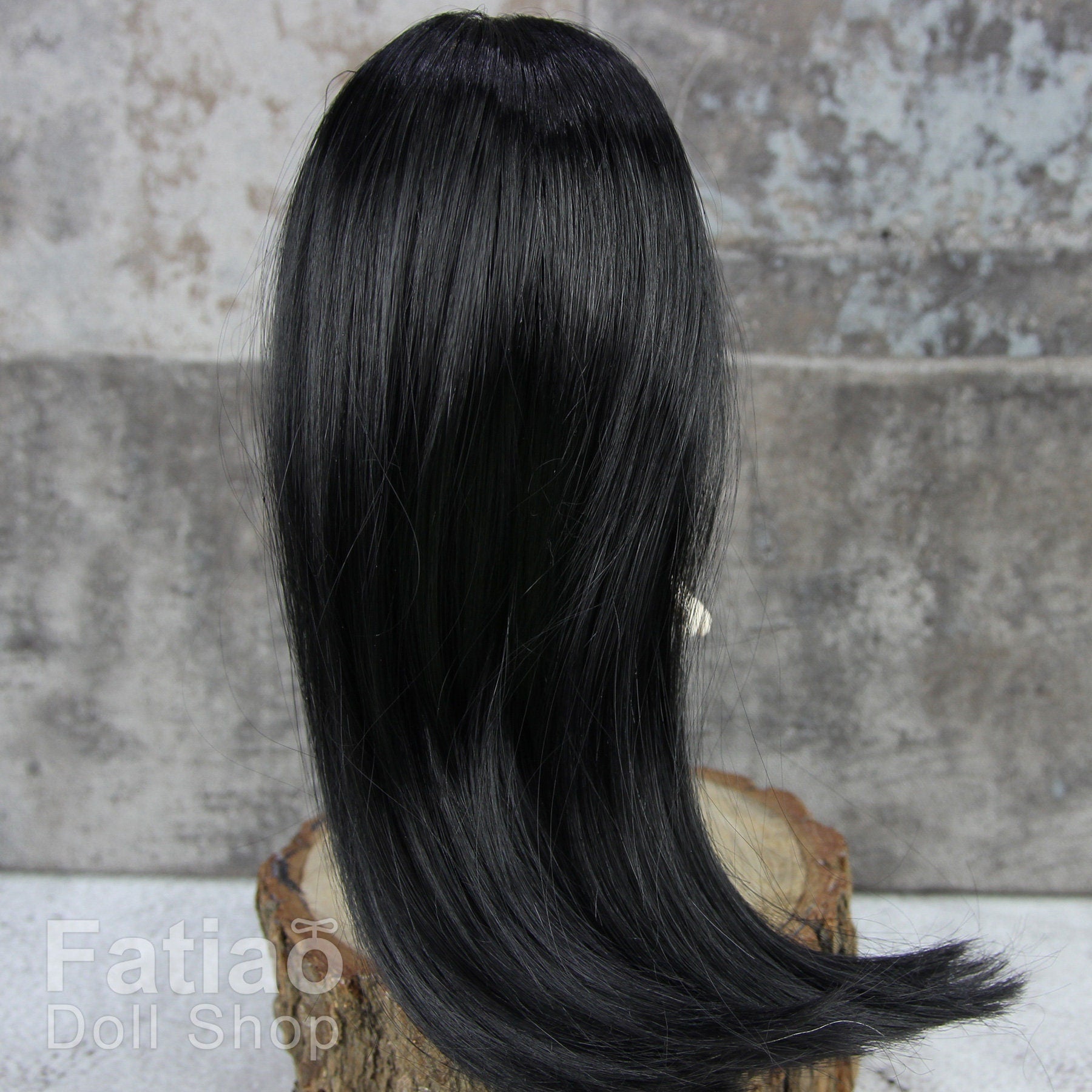 Fatiao - New Dollfie little pullip DAL Nendoroid BJD Dolls Wig - size 4-5" - Black