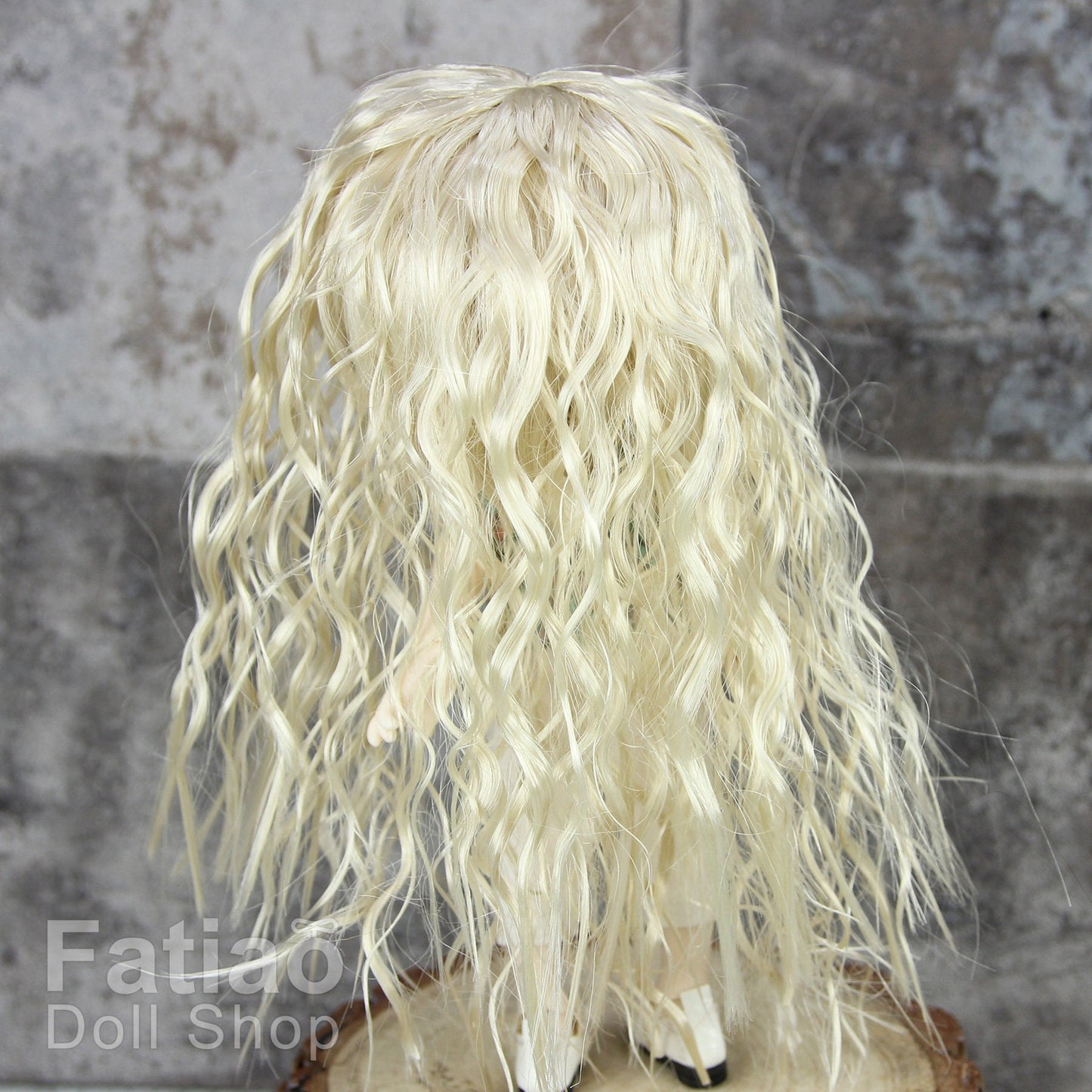 Fatiao - New Dollfie little pullip DAL Nendoroid BJD Dolls Wig - size 4-5" - Blonde