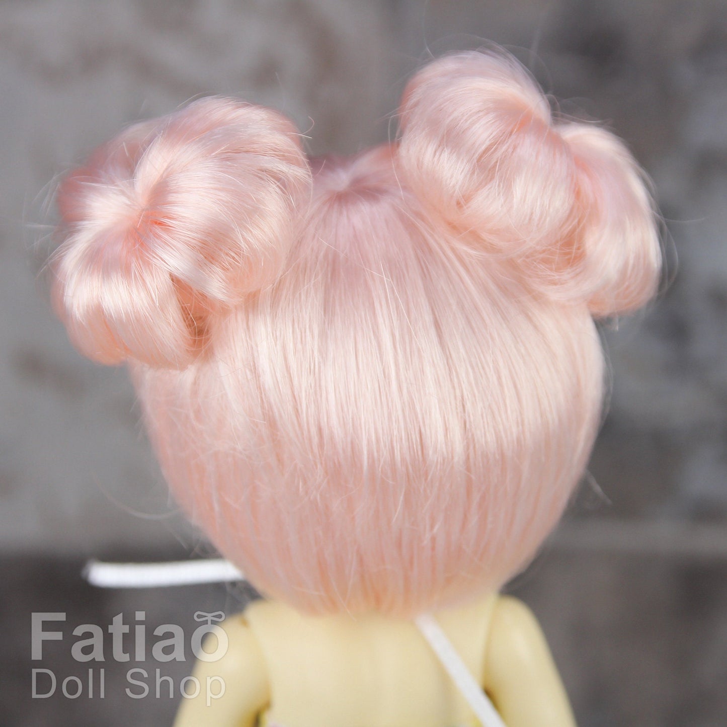 Fatiao - BJD Dollfie Lati Yellow Pukifee 5-6" Angel Doll Wig - Light Pink