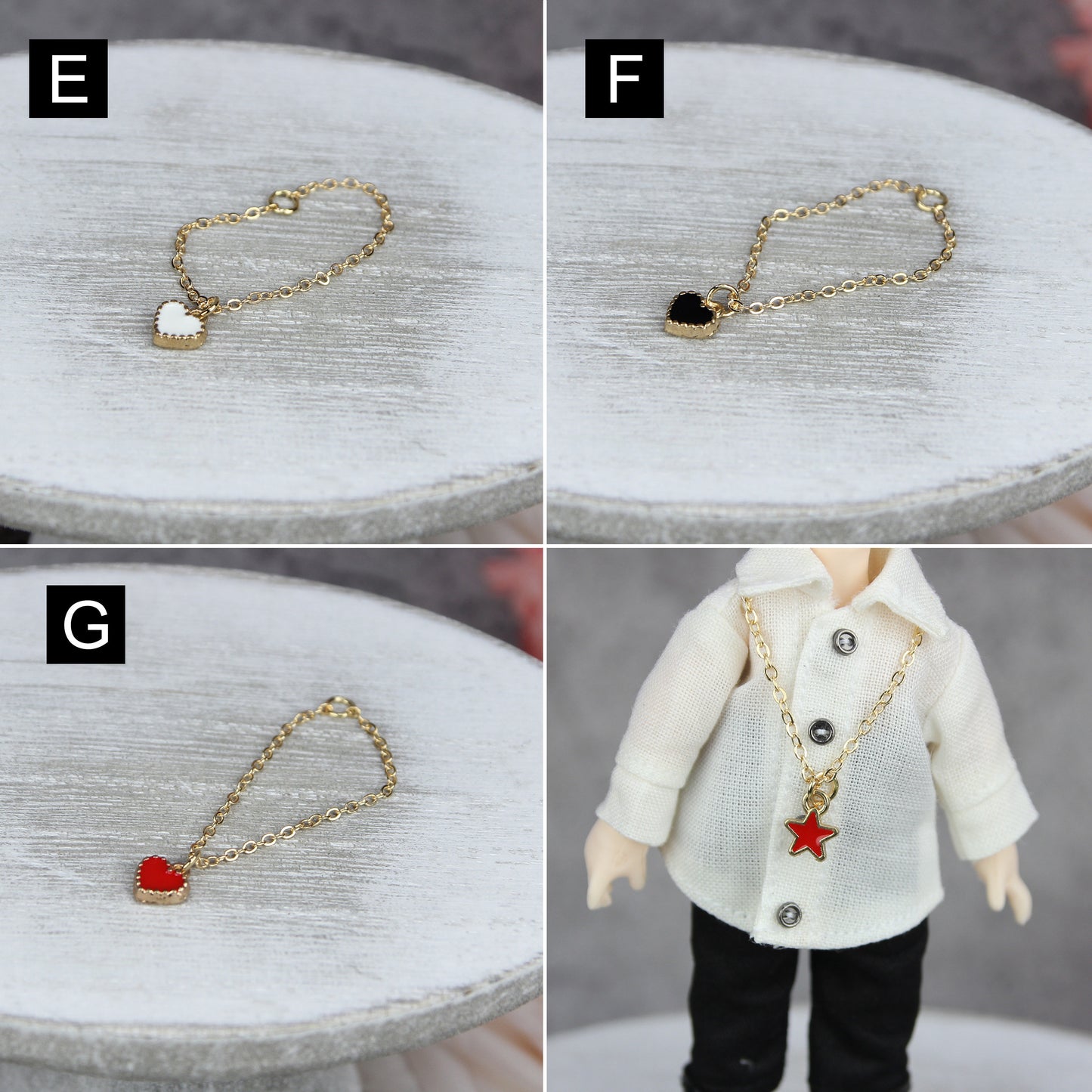 Dolls long Necklace for OB11 Obitsu11cm Azone Picconeemo
