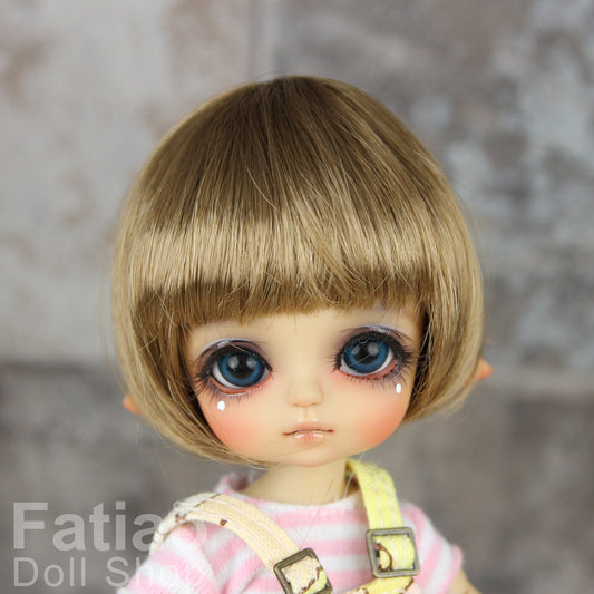 Fatiao - BJD Dollfie Lati Yellow Pukifee 5-6" Doll Wig - Latte