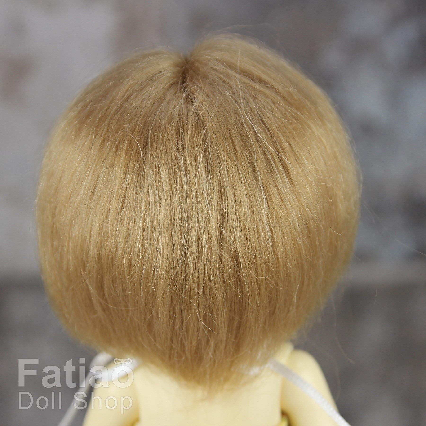 Fatiao - BJD Dollfie Lati Yellow Pukifee 5-6 inch Mohair Doll Wig - Latte