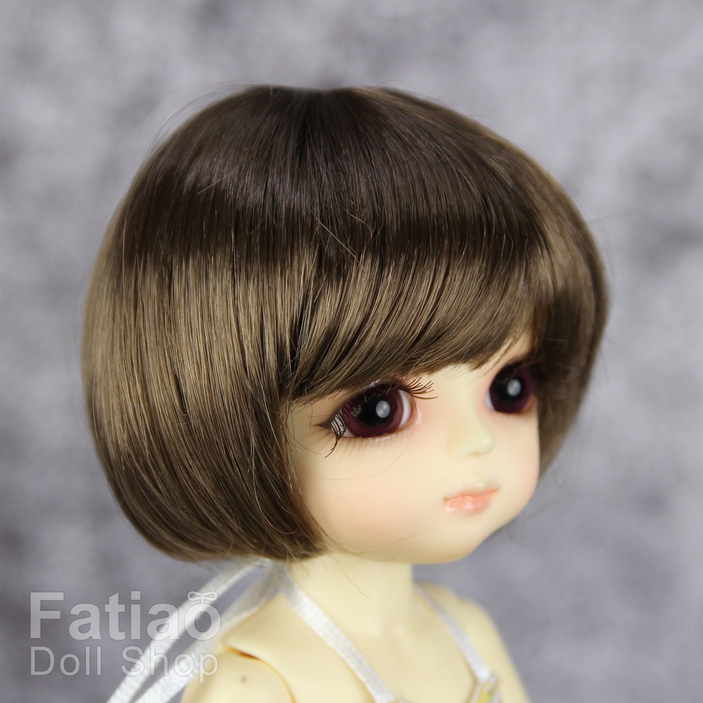 Fatiao - BJD Dollfie Lati Yellow Pukifee 5-6" Angel Doll Wig - umber