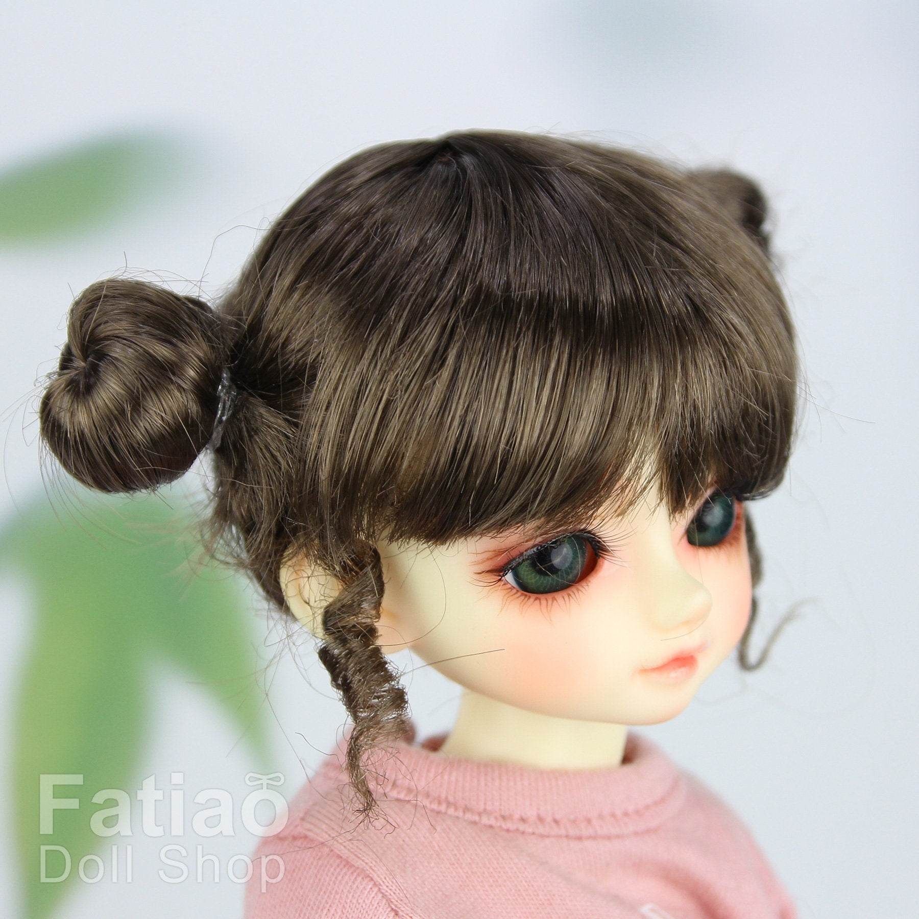 Fatiao - New Dollfie Yo-SD 1/6 BJD - Dolls Wig 6-7 inch - umber