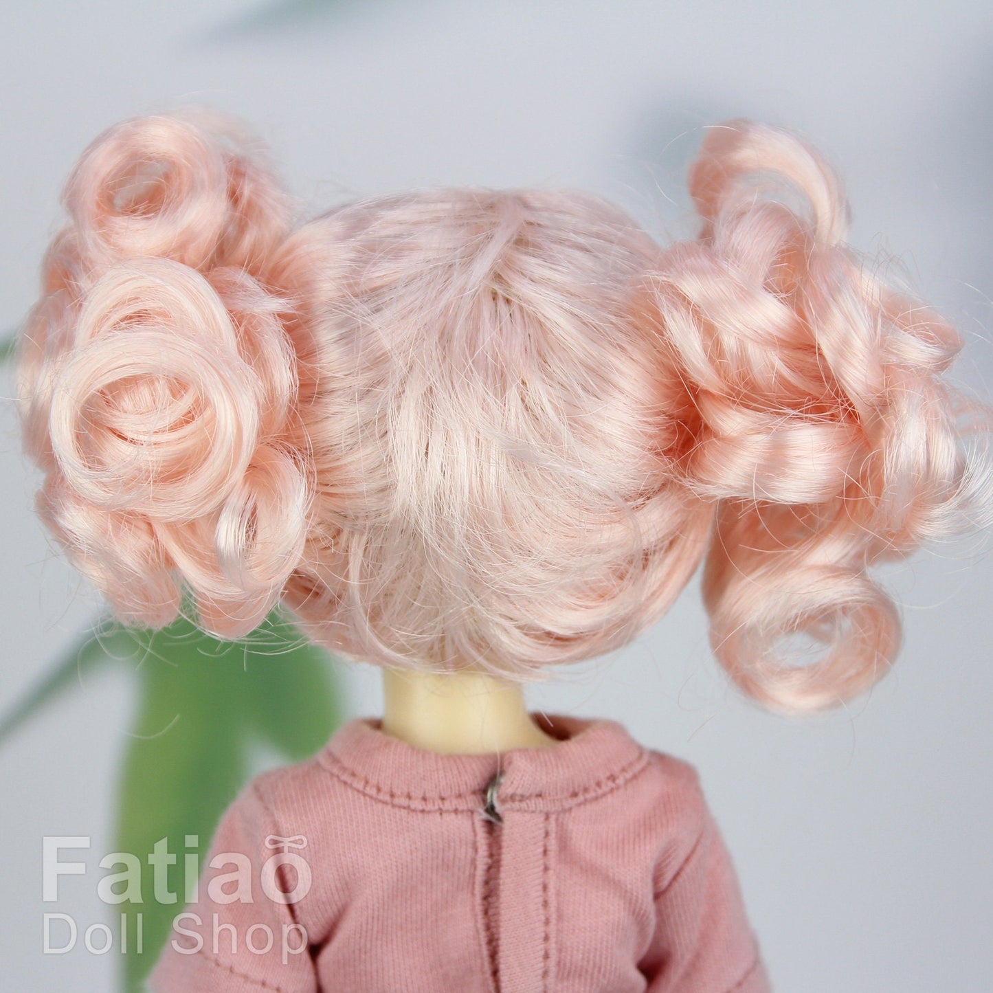 Fatiao - New Dolls Wig Dollfie Yo-SD 1/6 BJD 6-7" size - Light Pink
