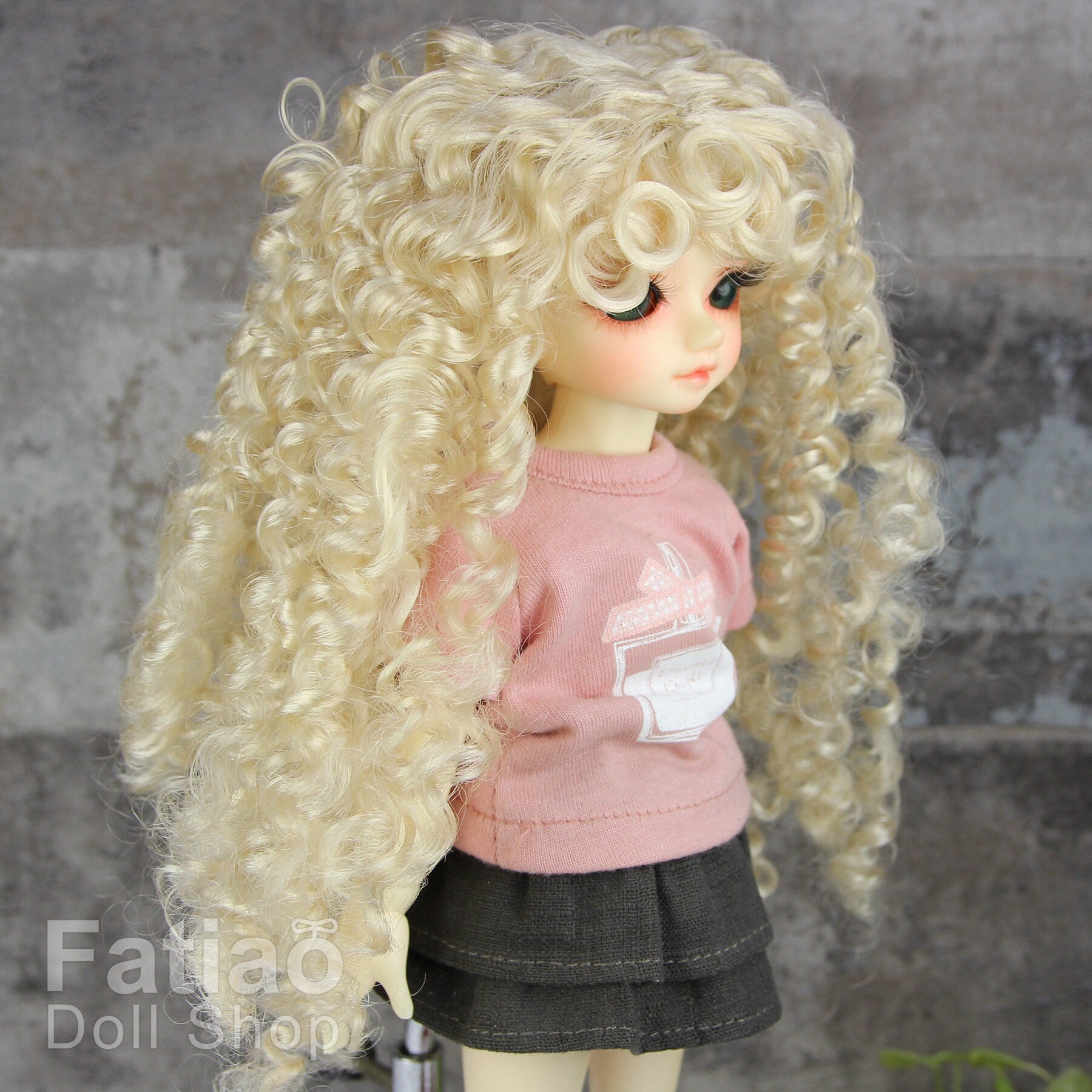 Fatiao - New Dolls Wig Dollfie Yo-SD 1/6 BJD 6-7" size Blonde