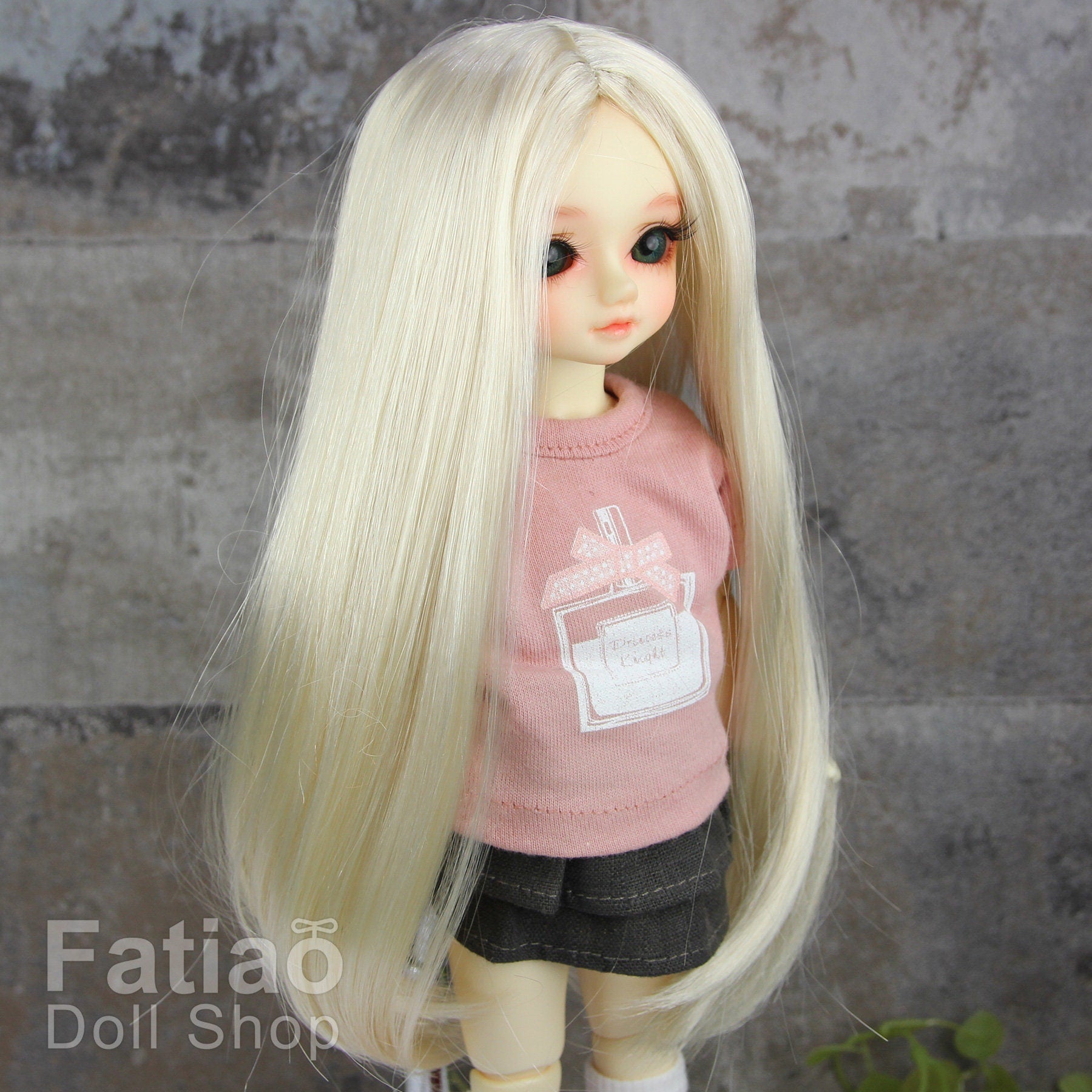 Fatiao - New Dollfie Yo-SD 1/6 BJD - Dolls Wig 6-7 inch - Blonde