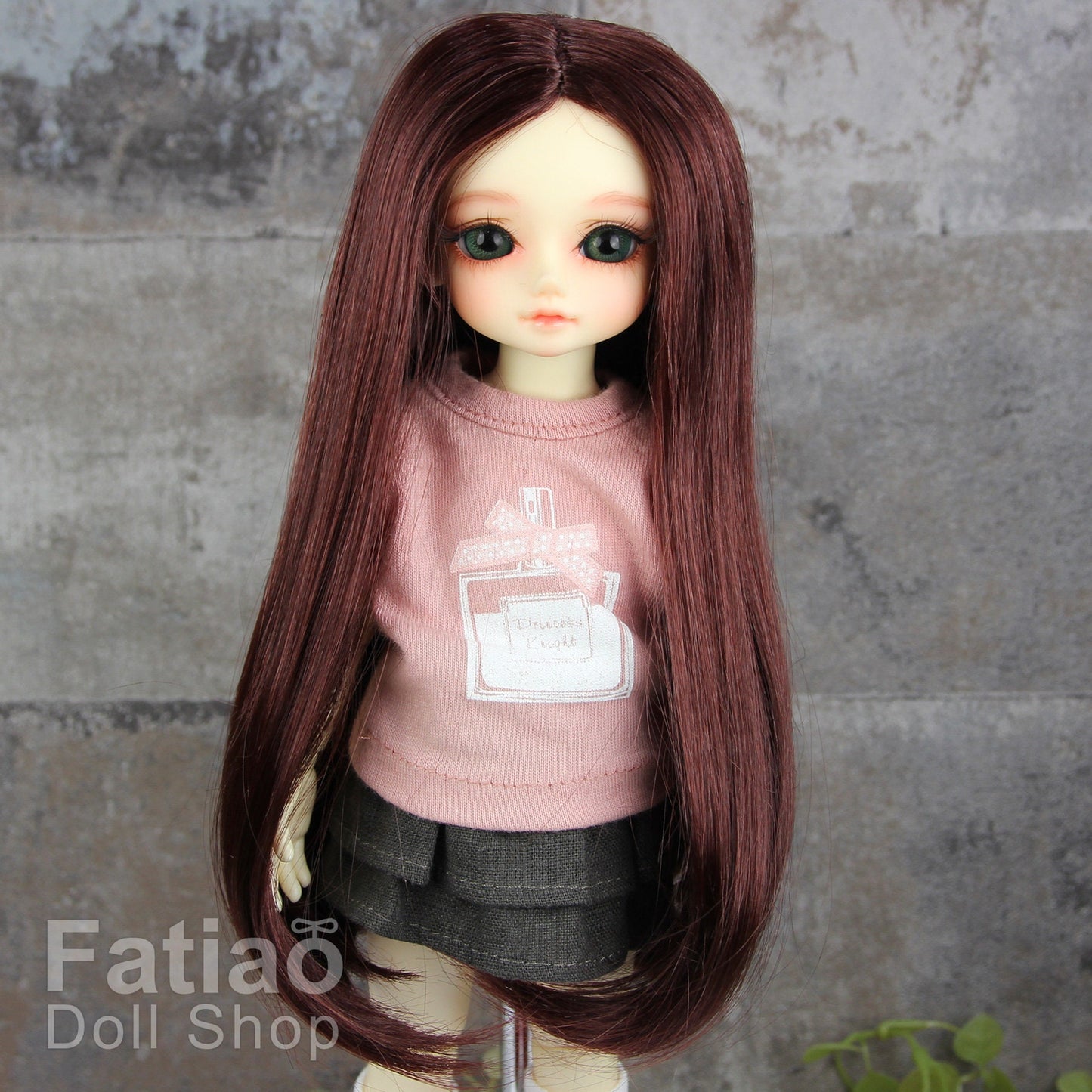 Fatiao - New Dollfie Yo-SD 1/6 BJD - Dolls Wig 6-7 inch - Chocolate